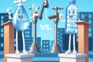 El debate sobre el agua del grifo vs. agua embotellada